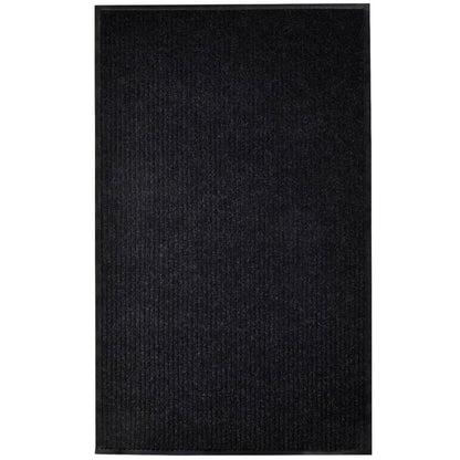 vidaXL Door Mat Black 117x220 cm PVC