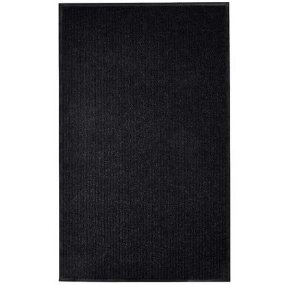 vidaXL Door Mat Black 117x220 cm PVC