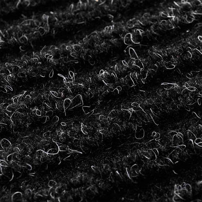 vidaXL Door Mat Black 117x220 cm PVC