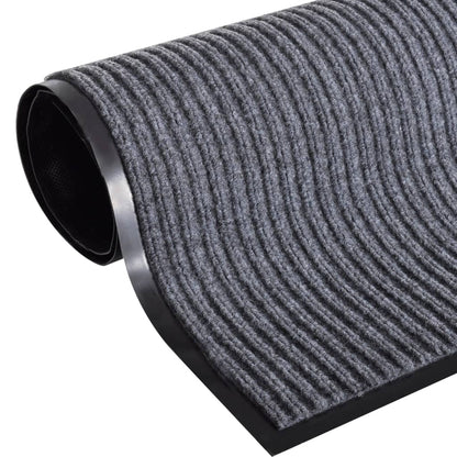 vidaXL Door Mat Grey 117x220 cm PVC