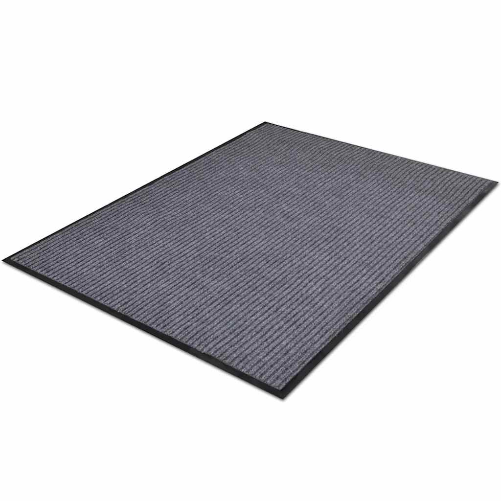 vidaXL Door Mat Grey 117x220 cm PVC
