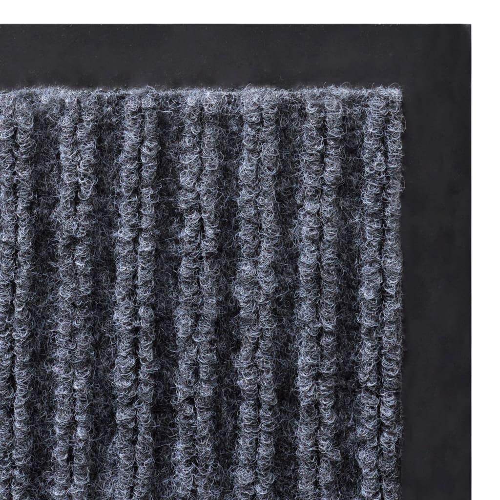 vidaXL Door Mat Grey 117x220 cm PVC