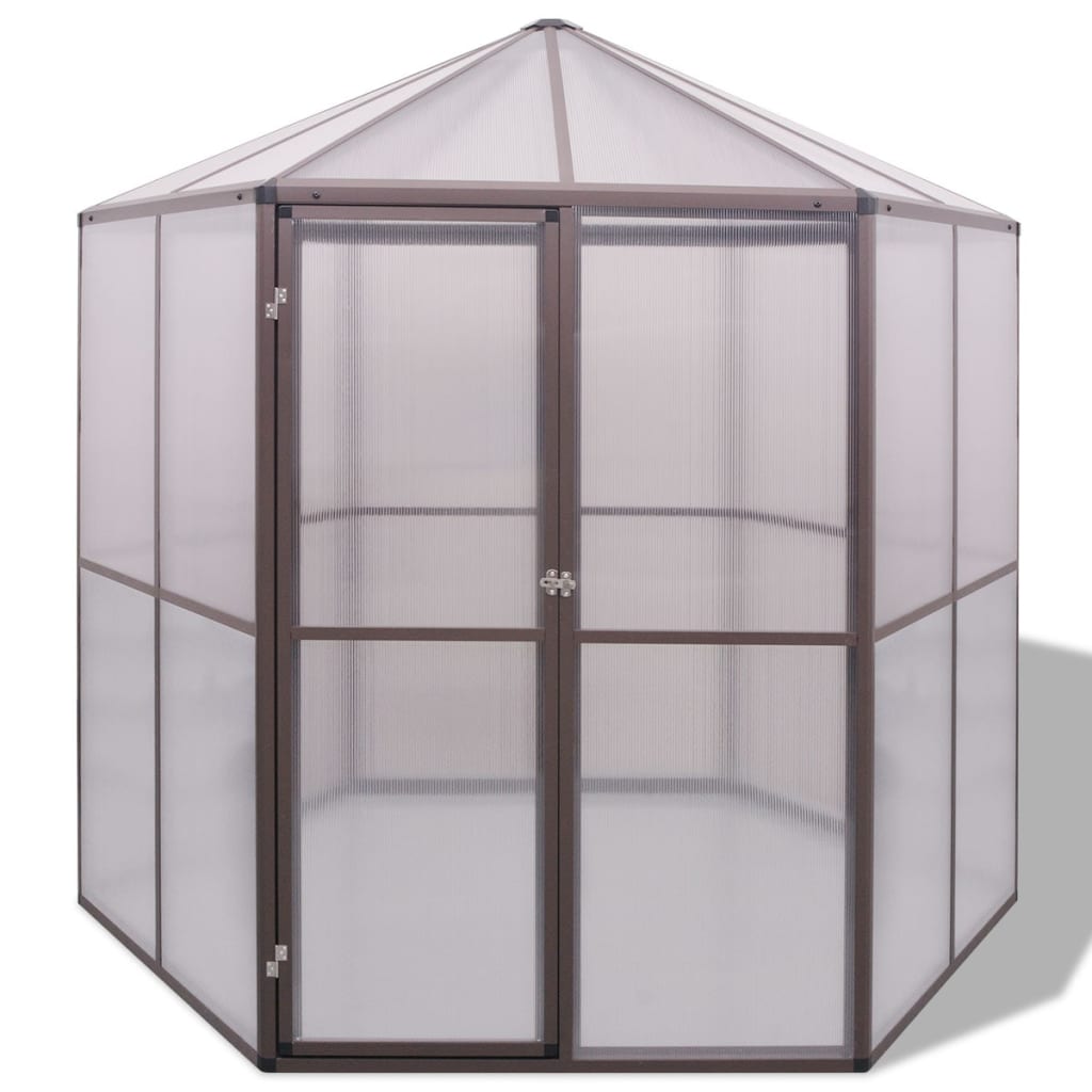vidaXL Greenhouse Aluminium 240x211x232 cm