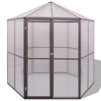 vidaXL Greenhouse Aluminium 240x211x232 cm