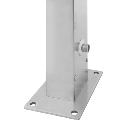 vidaXL Outdoor Shower Stainless Steel Straight