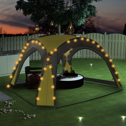 vidaXL Party Tent | Green | Fiberglass frame | Large | UV-resistant materials