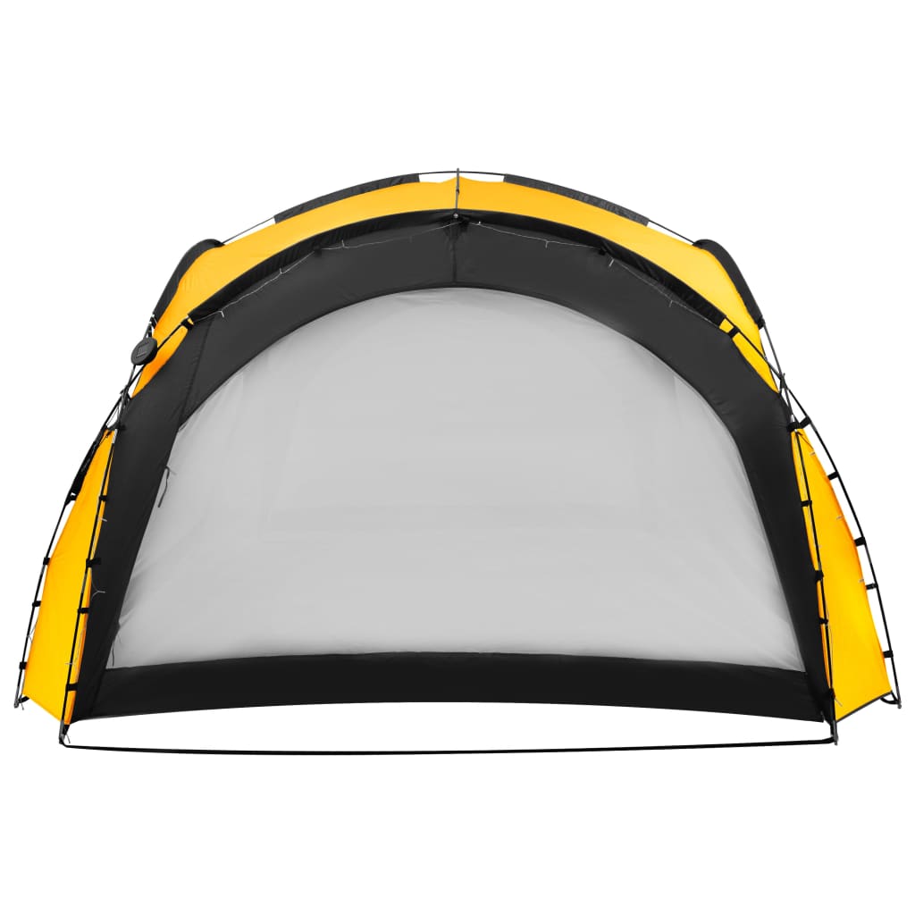 vidaXL Party Tent | Yellow | Polyester with PA coating | 3.6m x 3.6m x 2.3m
