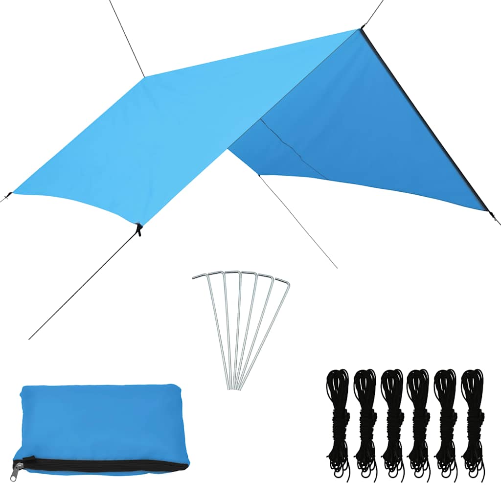 vidaXL Outdoor Tarp 3x2,85 m Blue