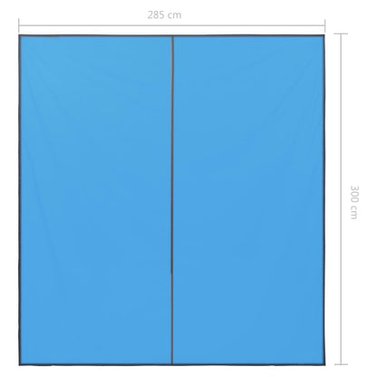 vidaXL Outdoor Tarp 3x2.85 m Blue