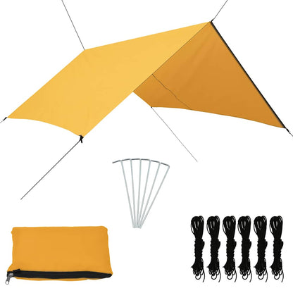 vidaXL Outdoor Tarp 3x2,85 m Yellow