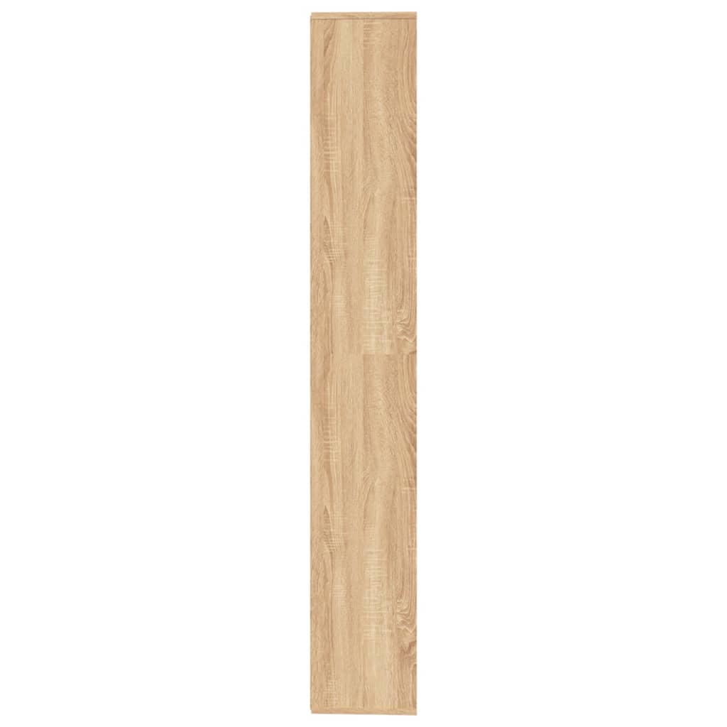vidaXL Book Cabinet/Room Divider Sonoma Oak 155x24x160 cm Engineered Wood