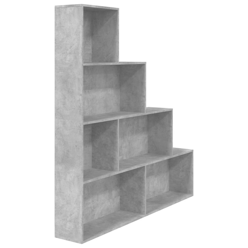 vidaXL Book Cabinet/Room Divider Concrete Grey 155x24x160 cm