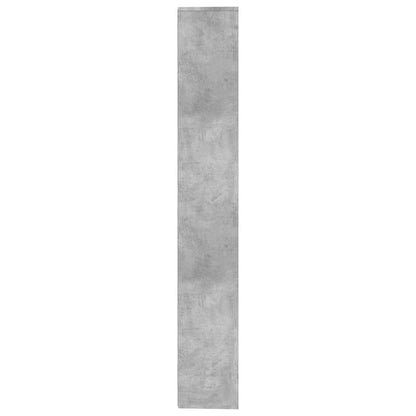 vidaXL Book Cabinet/Room Divider Concrete Grey 155x24x160 cm