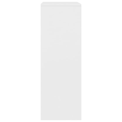 vidaXL Sideboard with 6 Drawers White 50x34x96 cm Engineered Wood