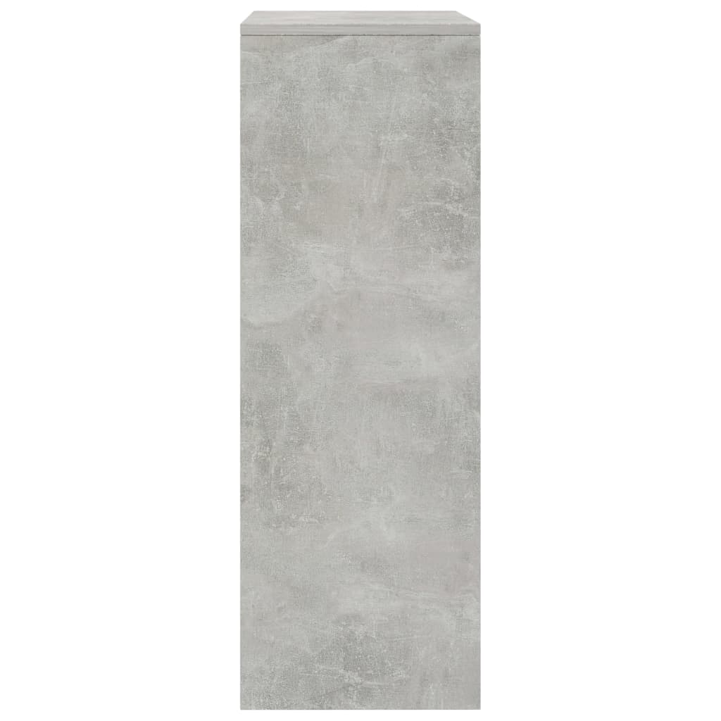 vidaXL Sideboard with 6 Drawers Concrete Grey 50x34x96 cm Engineered Wood