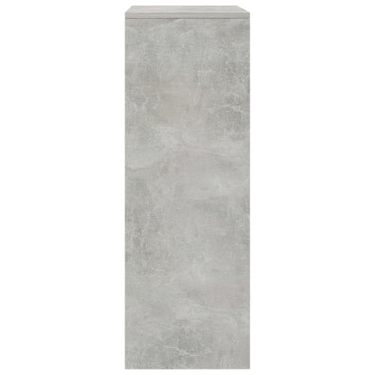 vidaXL Sideboard with 6 Drawers Concrete Grey 50x34x96 cm Engineered Wood
