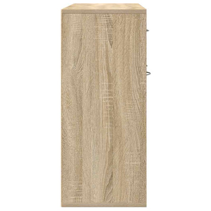 vidaXL Sideboard Sonoma Oak 88x30x70 cm Engineered Wood
