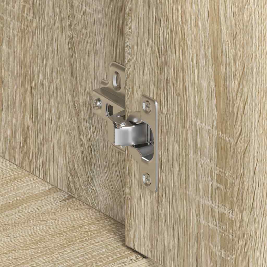vidaXL Sideboard Sonoma Oak 88x30x70 cm Engineered Wood