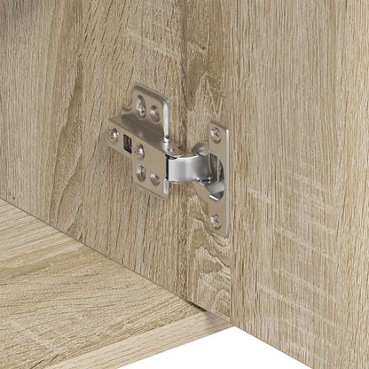 vidaXL Sideboard Sonoma Oak 88x30x70 cm Engineered Wood