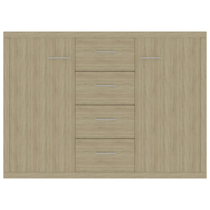 vidaXL Sideboard Sonoma Oak 88x30x65 cm Engineered Wood