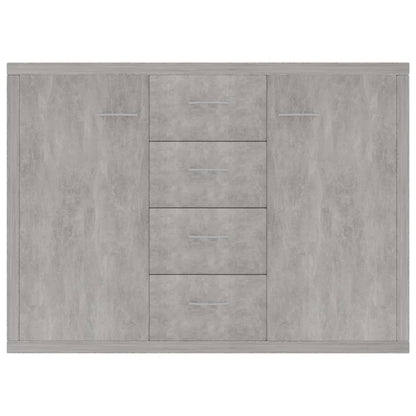 vidaXL Sideboard Concrete Grey 88x30x65 cm Engineered Wood