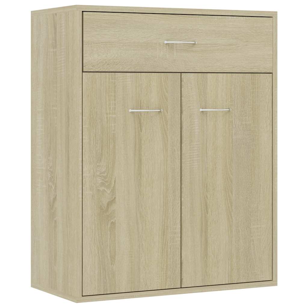 vidaXL Sideboard Sonoma Oak 60x30x75 cm Engineered Wood