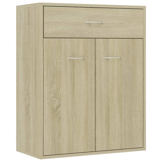 vidaXL Sideboard Sonoma Oak 60x30x75 cm Engineered Wood