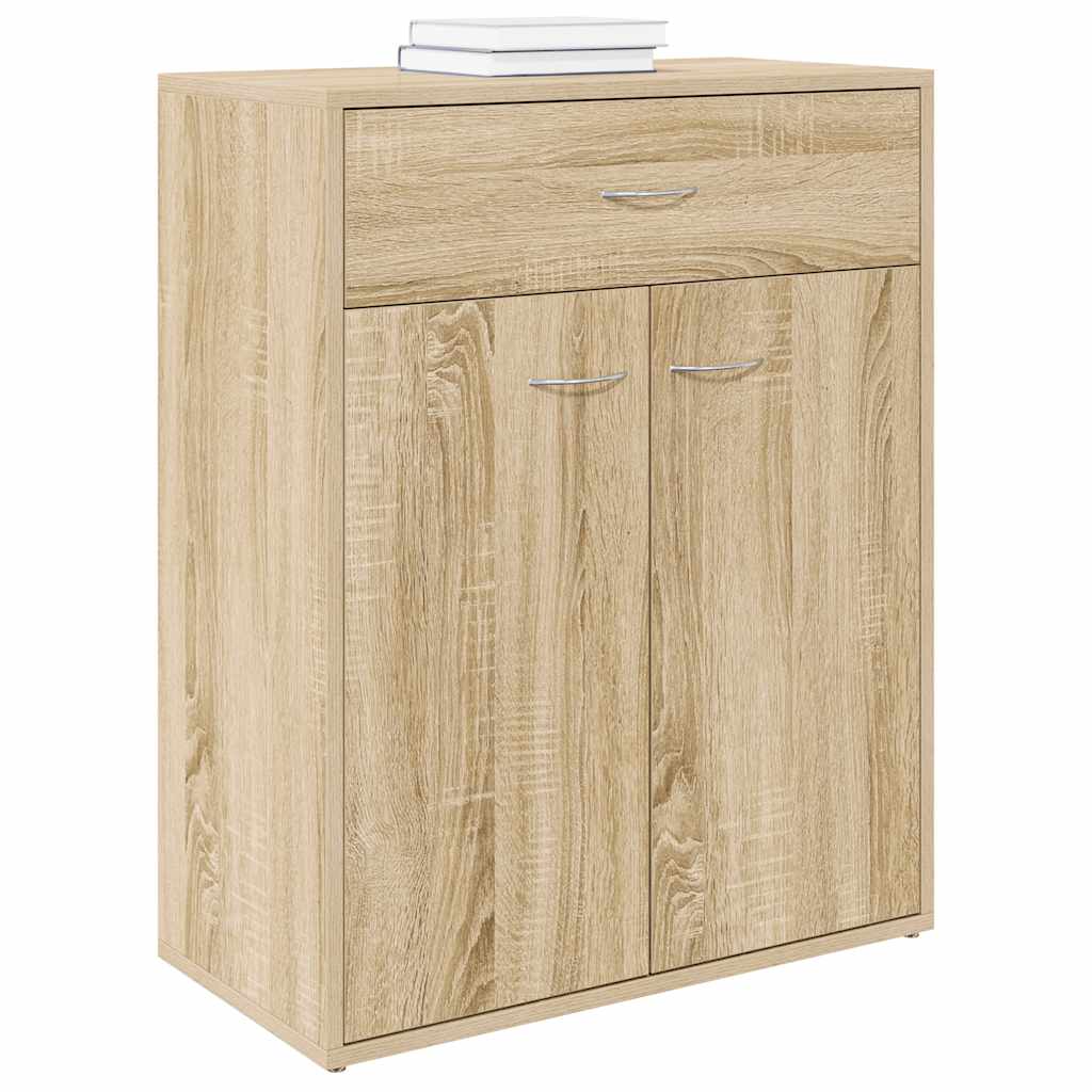 vidaXL Sideboard Sonoma Oak 60x30x75 cm Engineered Wood