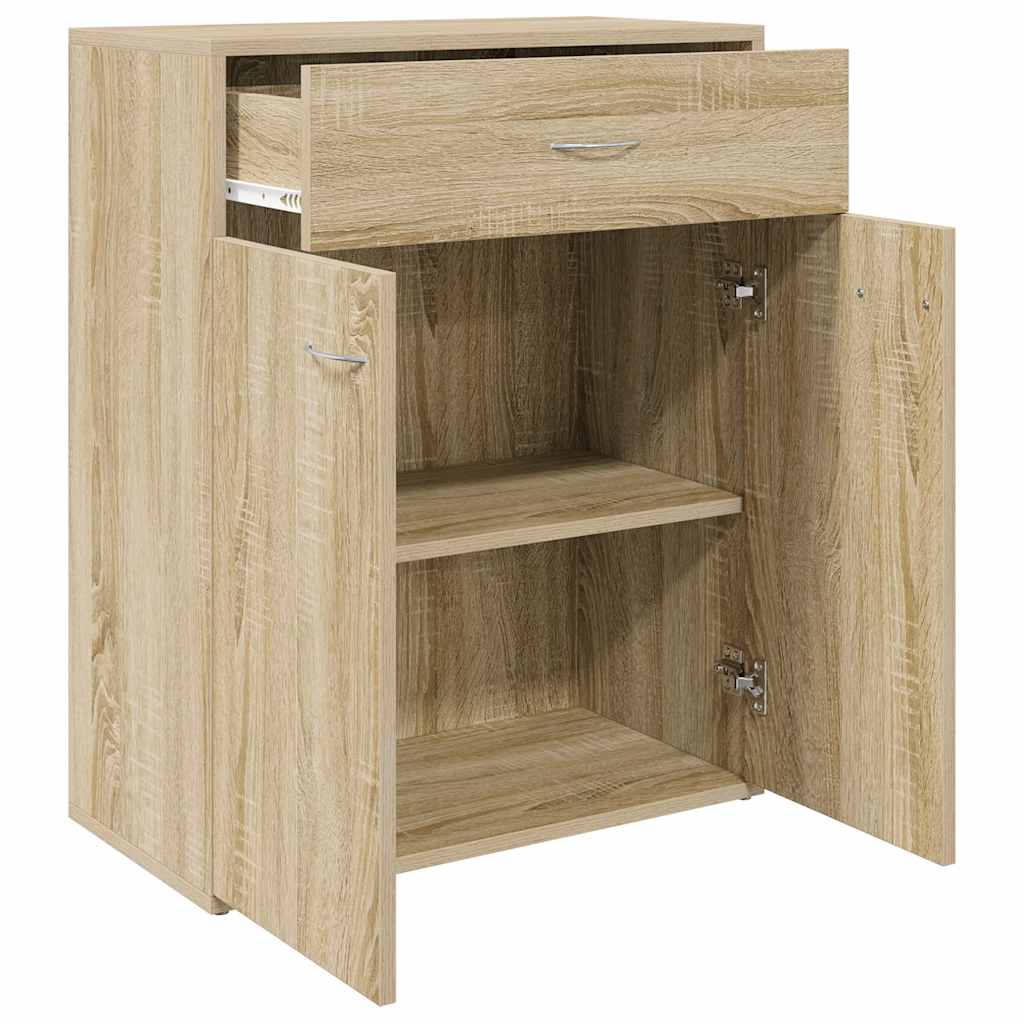 vidaXL Sideboard Sonoma Oak 60x30x75 cm Engineered Wood
