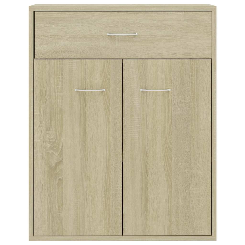 vidaXL Sideboard Sonoma Oak 60x30x75 cm Engineered Wood