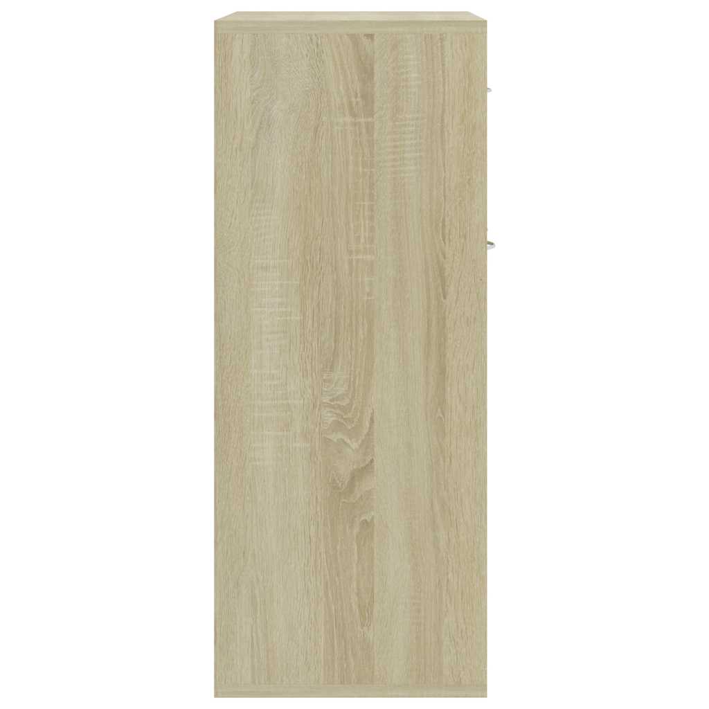 vidaXL Sideboard Sonoma Oak 60x30x75 cm Engineered Wood