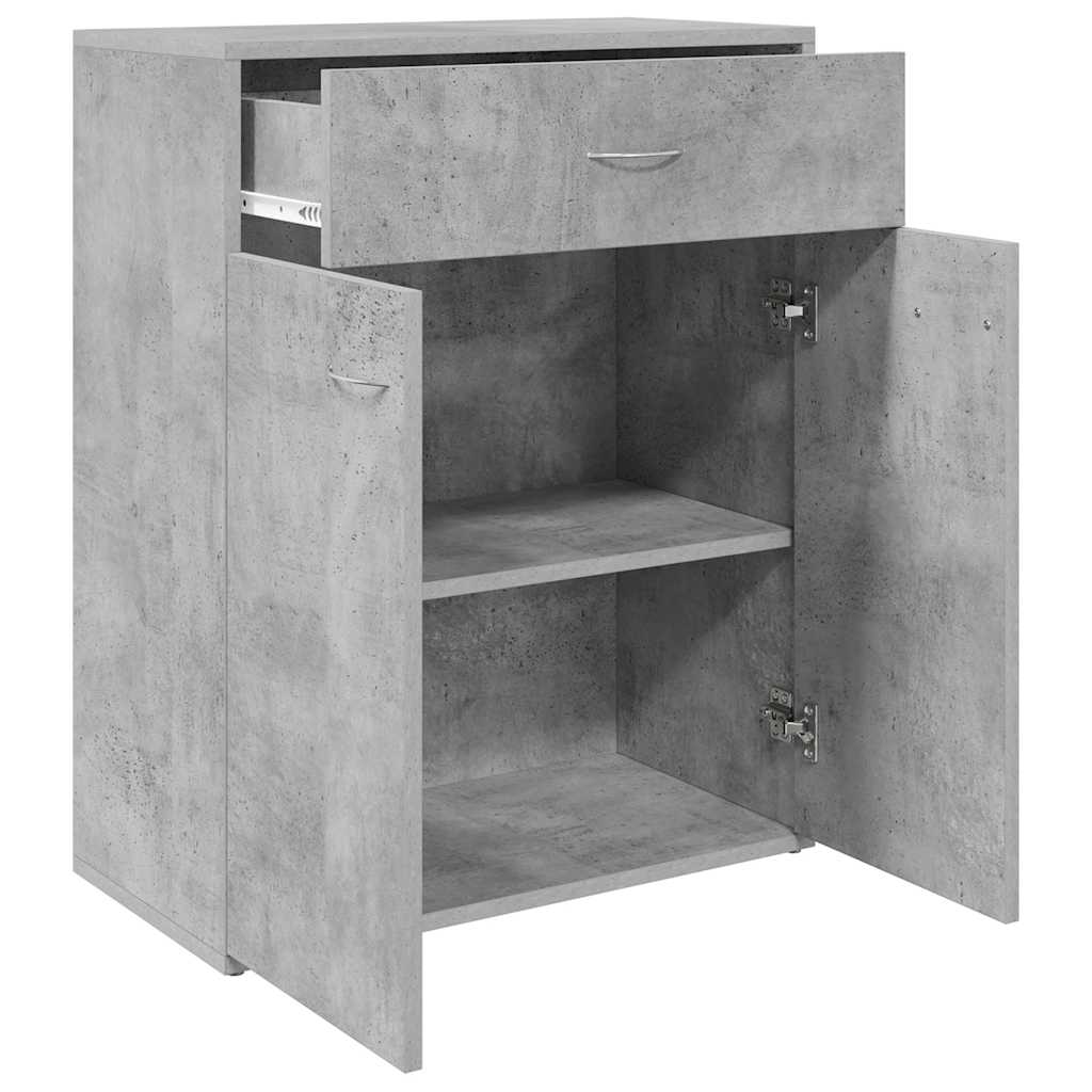 vidaXL Sideboard Concrete Grey 60x30x75 cm Engineered Wood