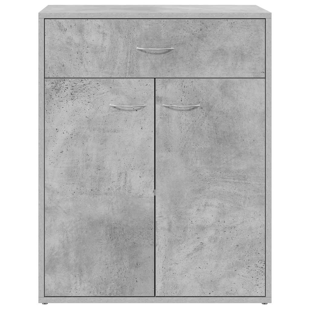 vidaXL Sideboard Concrete Grey 60x30x75 cm Engineered Wood