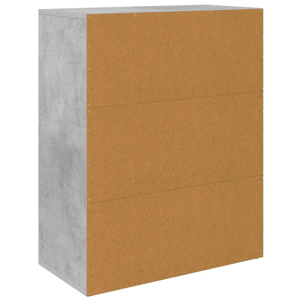vidaXL Sideboard Concrete Grey 60x30x75 cm Engineered Wood