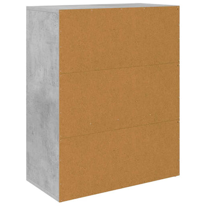 vidaXL Sideboard Concrete Grey 60x30x75 cm Engineered Wood