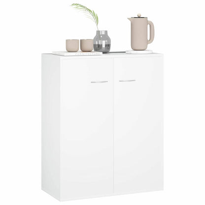 800729 vidaXL Sideboard White 60x30x75 cm Engineered Wood