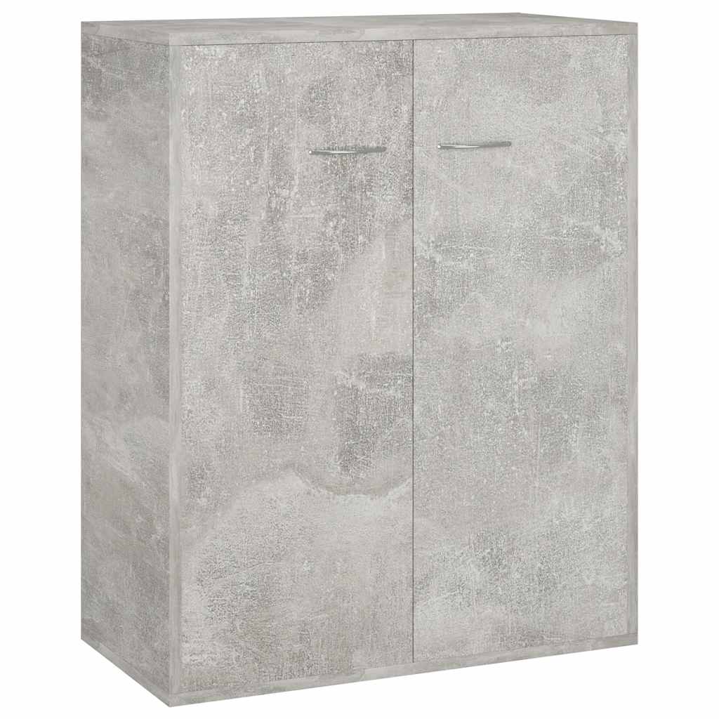 vidaXL Sideboard Concrete Grey 60x30x75 cm Engineered Wood