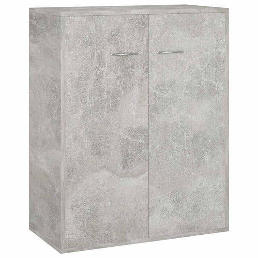 vidaXL Sideboard Concrete Grey 60x30x75 cm Engineered Wood
