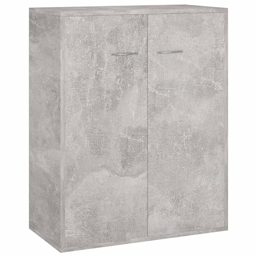 800733 vidaXL Sideboard Concrete Grey 60x30x75 cm Engineered Wood