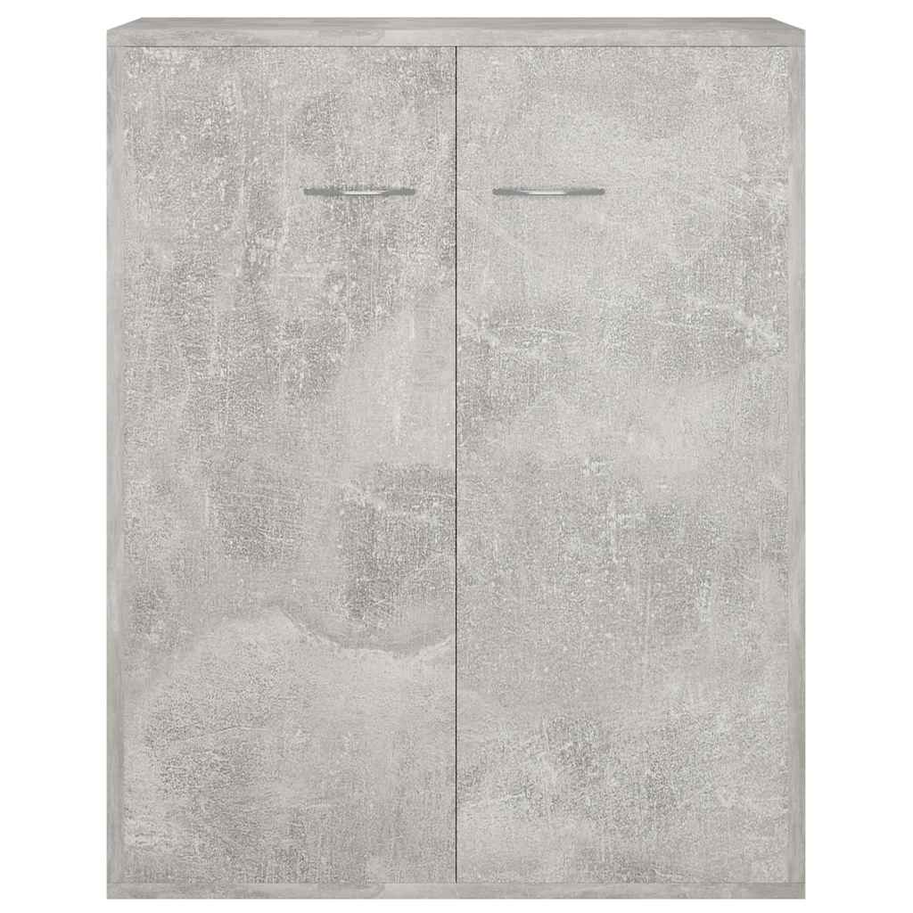 800733 vidaXL Sideboard Concrete Grey 60x30x75 cm Engineered Wood