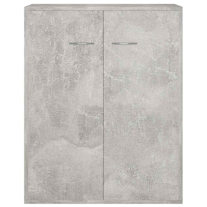 800733 vidaXL Sideboard Concrete Grey 60x30x75 cm Engineered Wood