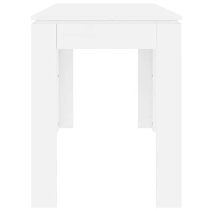 vidaXL Dining Table White 120x60x76 cm Engineered Wood