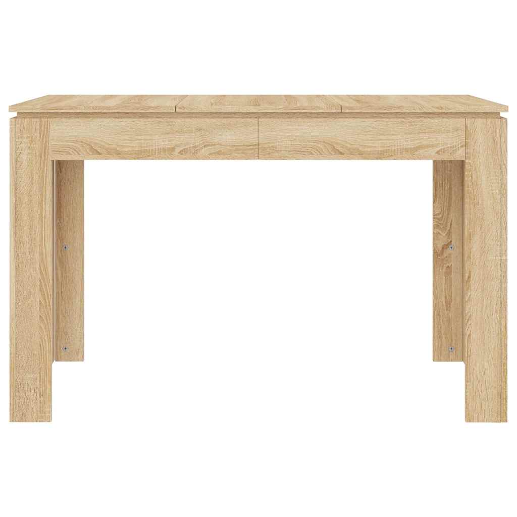 vidaXL Dining Table Sonoma Oak 120x60x76 cm Engineered Wood