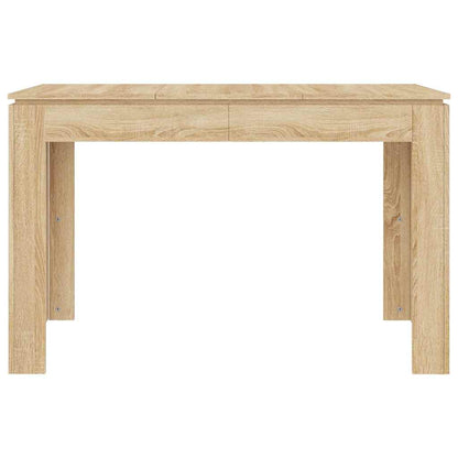 vidaXL Dining Table Sonoma Oak 120x60x76 cm Engineered Wood