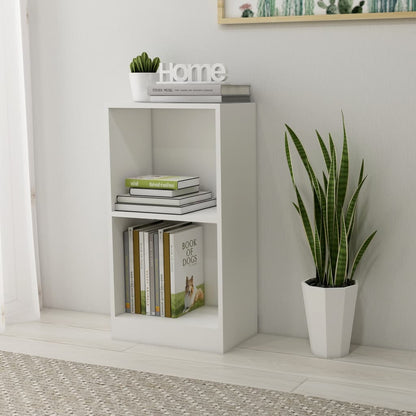 vidaXL Bookcase White 40x24x75 cm Engineered Wood