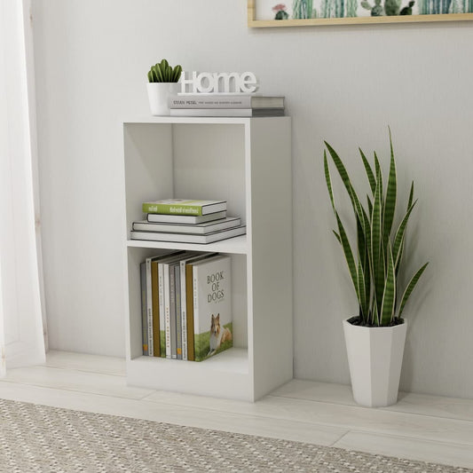 vidaXL Bookcase White 40x24x75 cm Engineered Wood