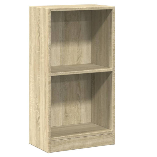 vidaXL Bookcase Sonoma Oak 40x24x75 cm Engineered Wood
