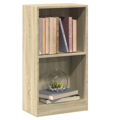 vidaXL Bookcase Sonoma Oak 40x24x75 cm Engineered Wood