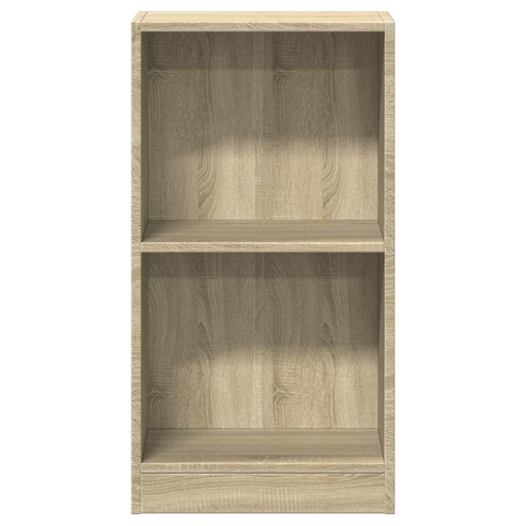 vidaXL Bookcase Sonoma Oak 40x24x75 cm Engineered Wood