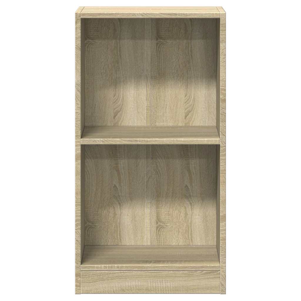 vidaXL Bookcase Sonoma Oak 40x24x75 cm Engineered Wood